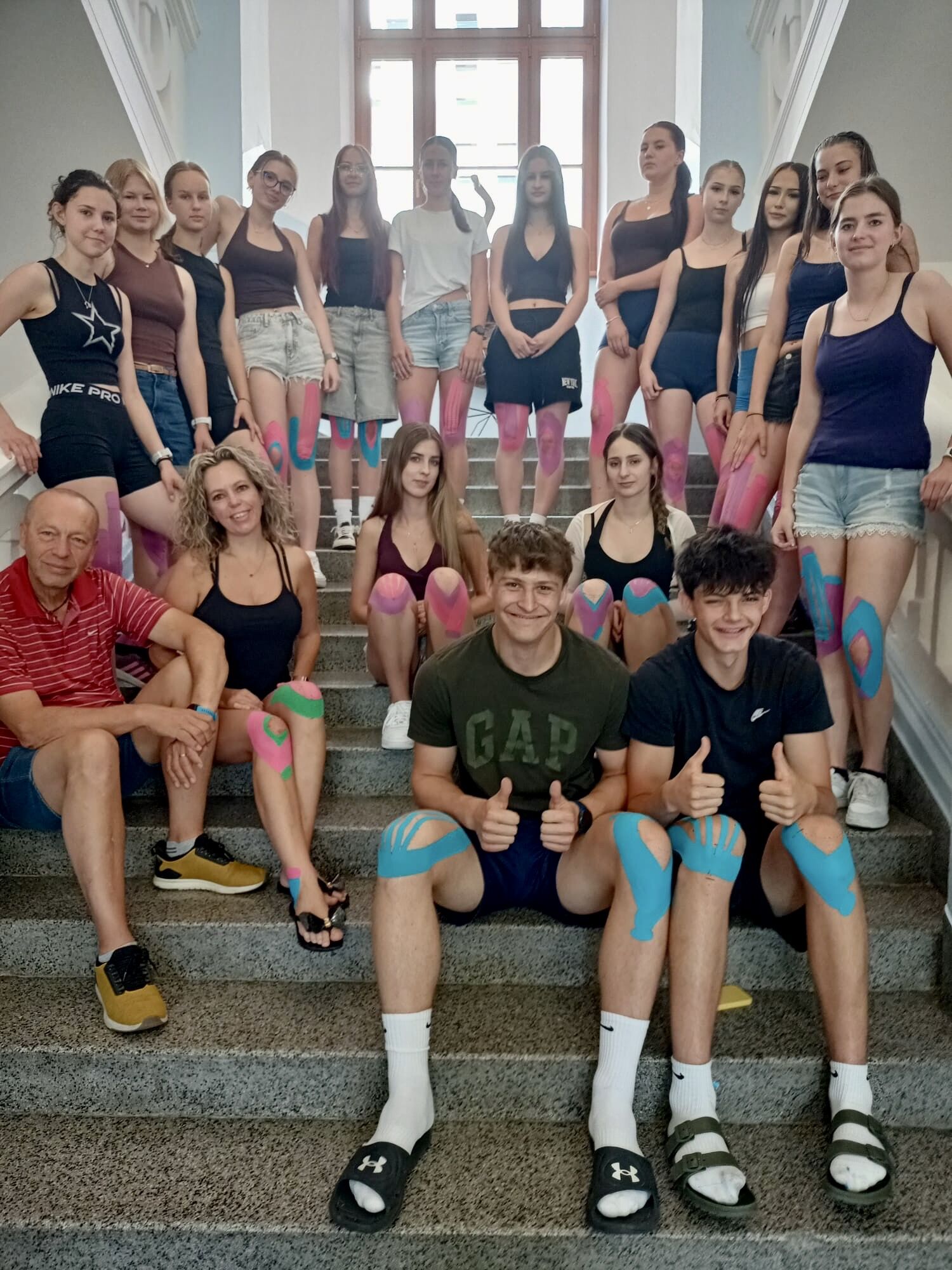 Akademie tejpovani, Kamil Stedrak, kurz, Zdravotni skola, kineziotaping