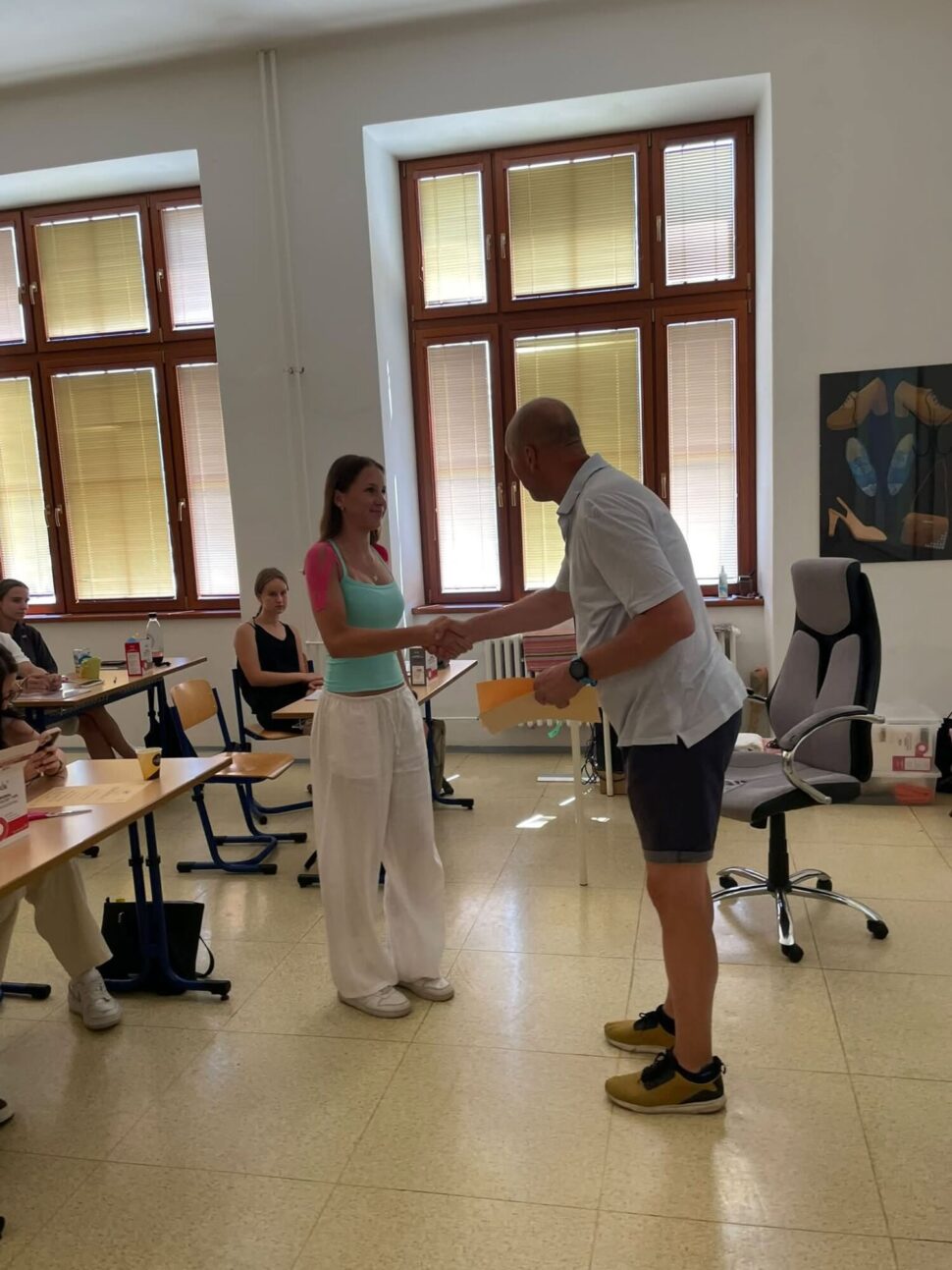 Akademie tejpovani, Kamil Stedrak, kurz, Zdravotni skola, kineziotaping 4
